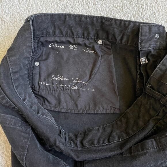Chico's Platinum Bootcut Jeans Women Size XL Black Stretch Pockets Cotton Blend‎ - Picture 7 of 13